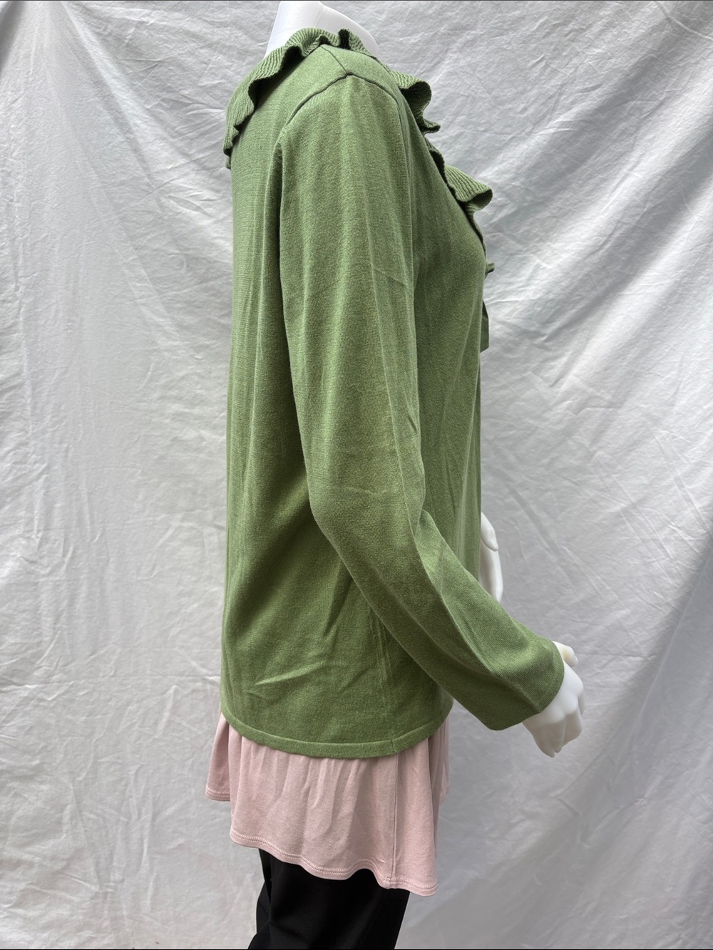 J. Jill Olive Green Knit Top - Picture 11 of 12